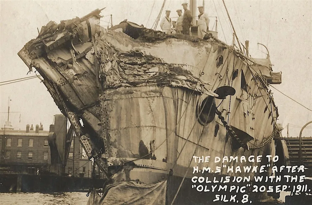 THE OLYMPIC-HAWKE COLLISION: PRECURSOR TO THE TITANIC DISASTER at Public Record Office of Northern Ireland