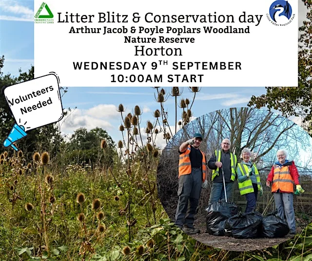 Litter Blitz & Conservation day Arthur Jacob & Poyle Poplars Woodland at Arthur Jacob Nature Reserve
