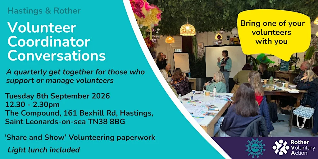 Hastings and Rother Volunteer Coordinators' Conversations at The Compound