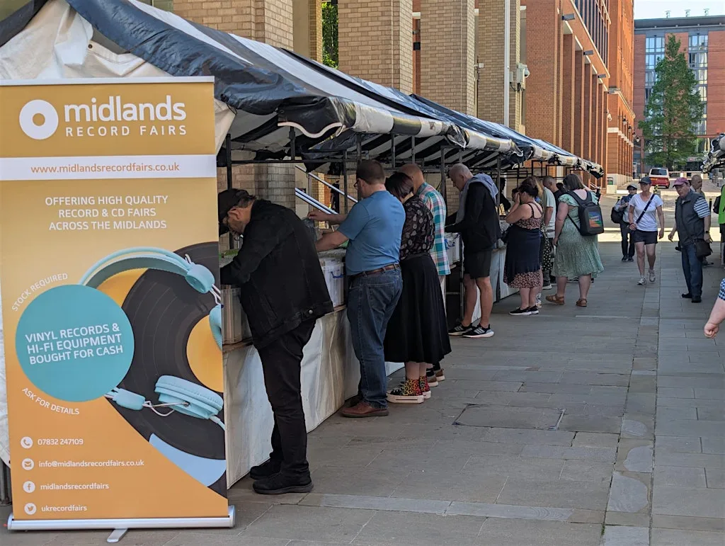 Brindleyplace Vinyl Record Fair Saturday August 29th - 9am-4pm
