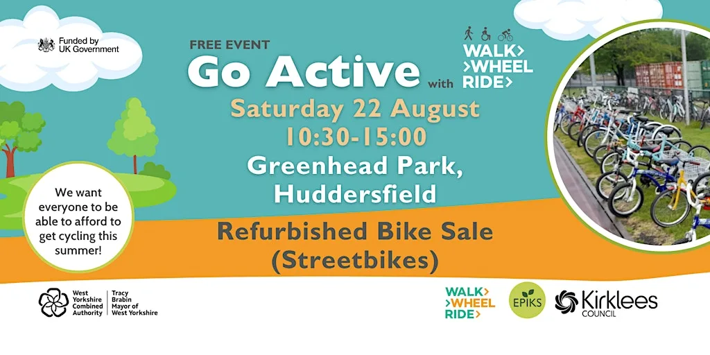 Refurbished Bike Sale at Go Active Greenhead Park - No need to book at Greenhead Park