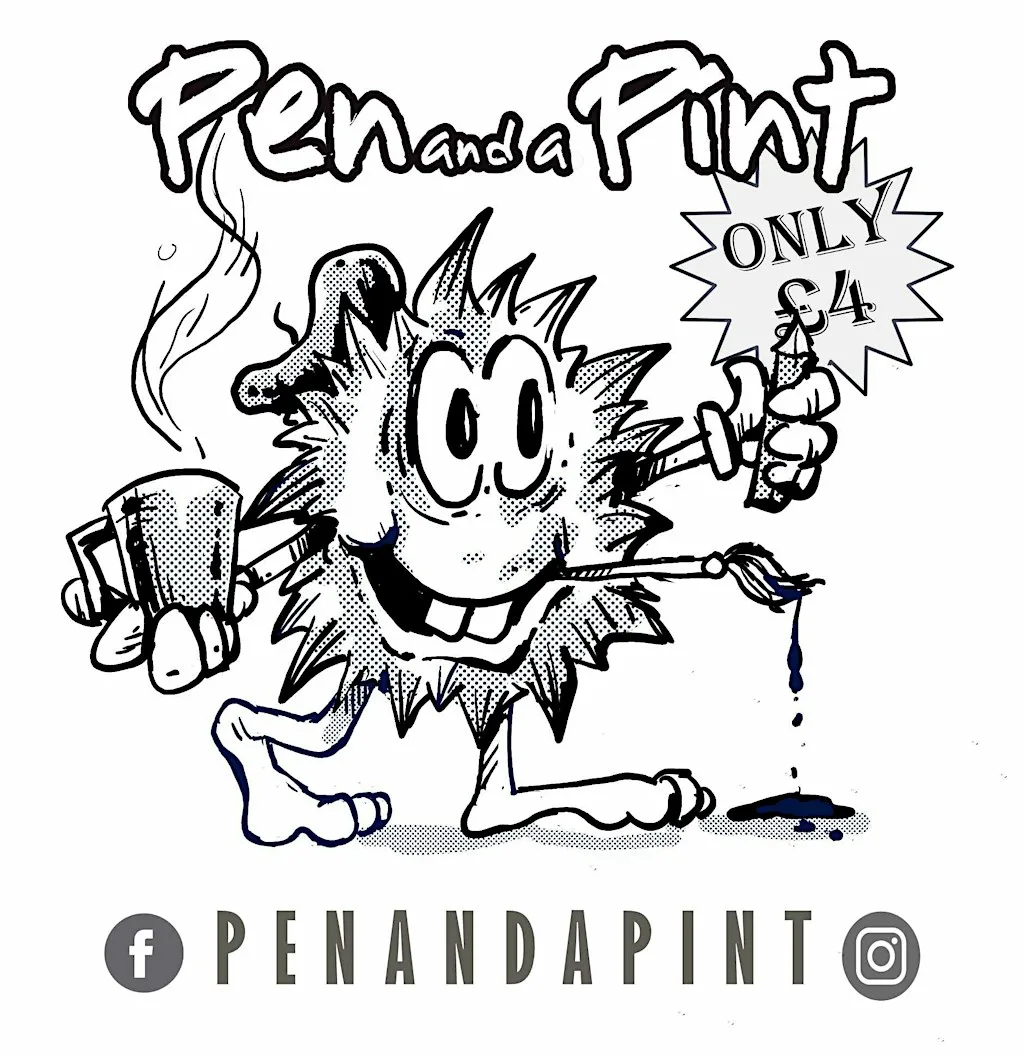 Pen and a Pint : Themed Monthly Drawing Session at Byram Arcade