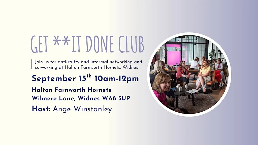 GET **IT DONE CLUB Widnes - September