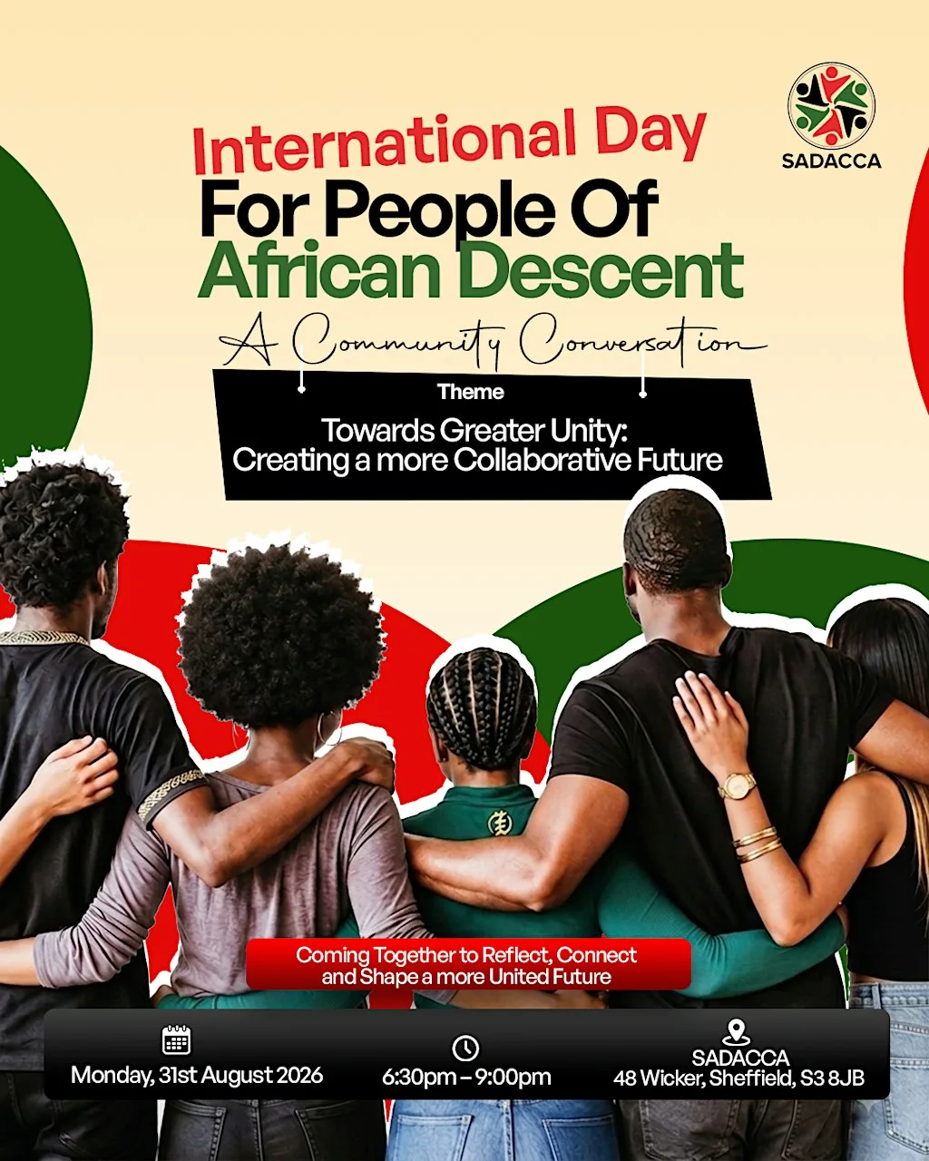 International Day for People of African Descent A Community Conversation at SADACCA