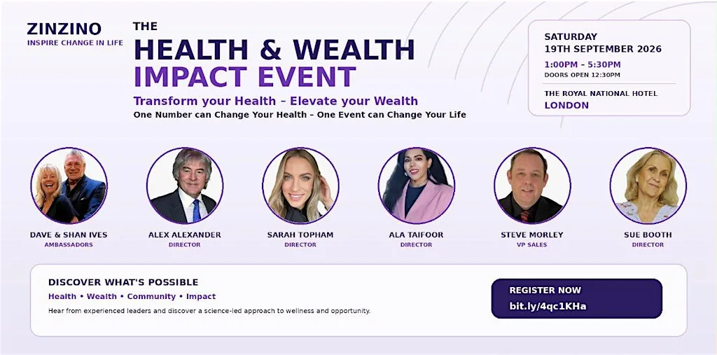 London Regional - The Health & Wealth Impact Event at Royal National Hotel