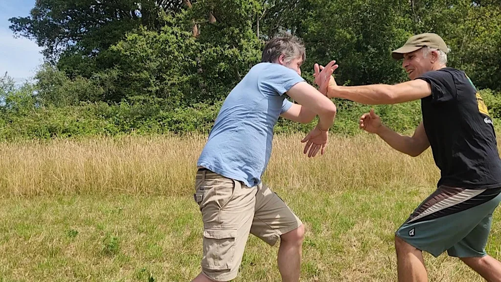 Playfighting session with playfighttribe at Stanmer Wellbeing Gardens