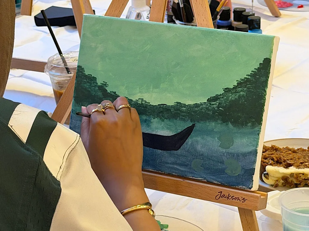 Sip & Paint at Hisashi: Attack on Canvas (anime + cartoons) at Hisashi Coffee Company