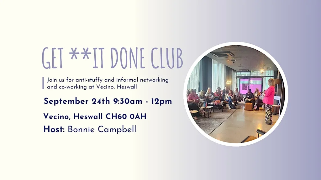 GET **IT DONE CLUB Heswall September at Vecino