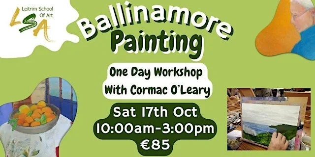 Painting Workshop, 1 Day. Sat 17th Oct 2026 ,10:00am-3:00pm