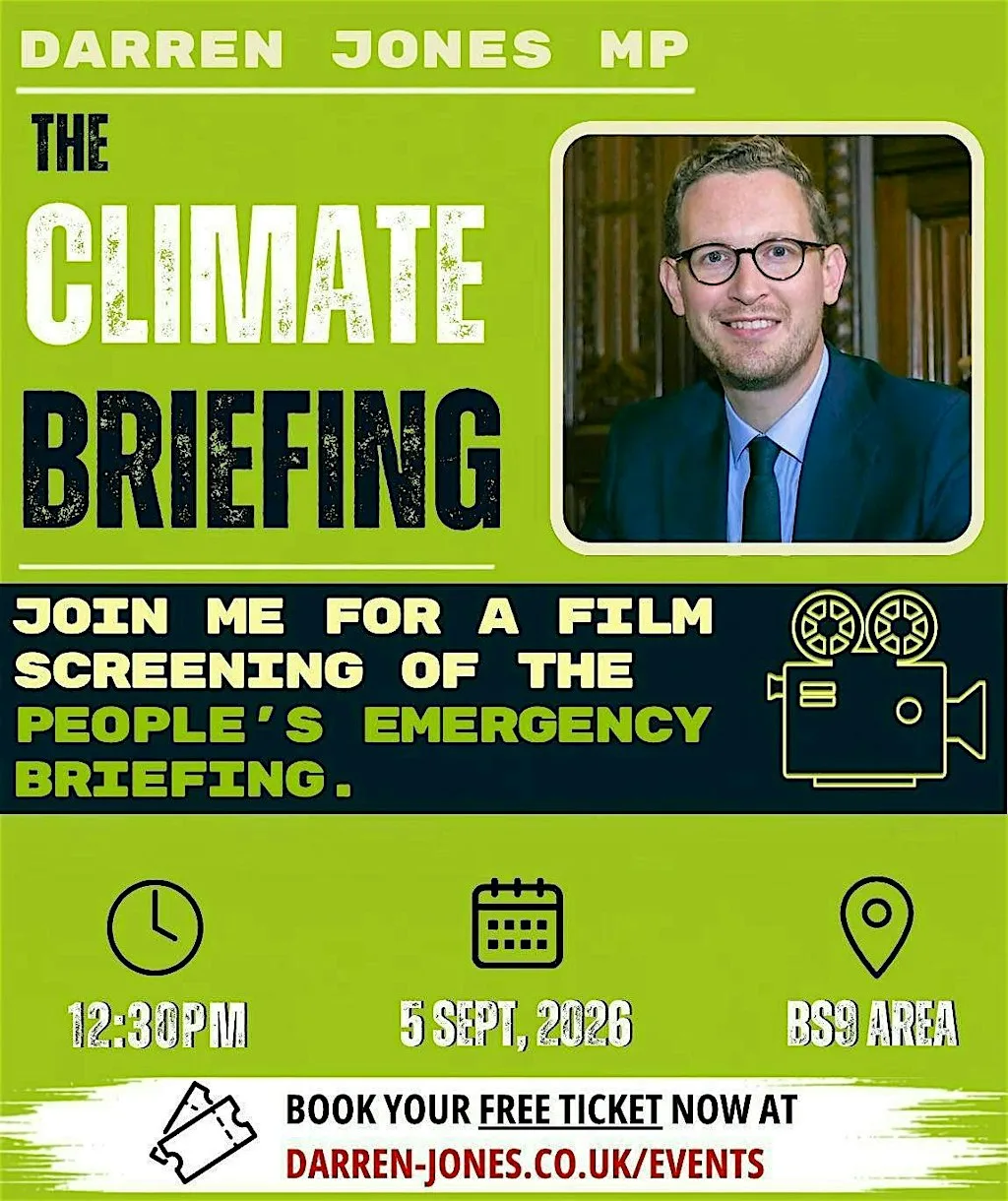 National Emergency Briefing screening with Darren Jones MP