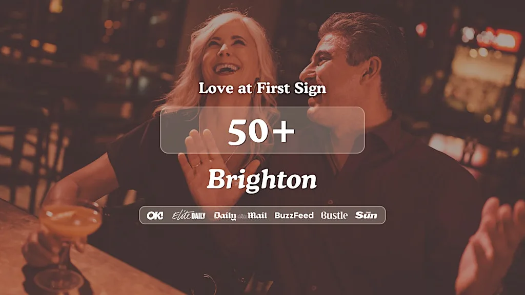 Brighton Singles Night, 50+ | The Wine Cellar | Love at First Sign
