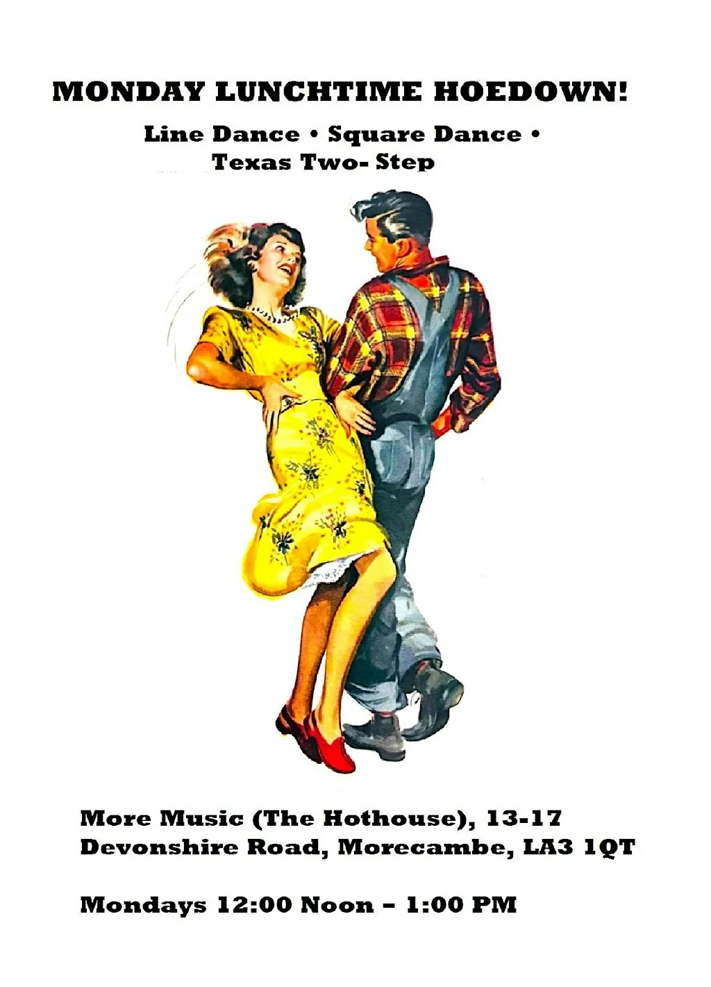 Country Dance - High Noon Hoedown - linedance, squaredance, texas two step at More Music