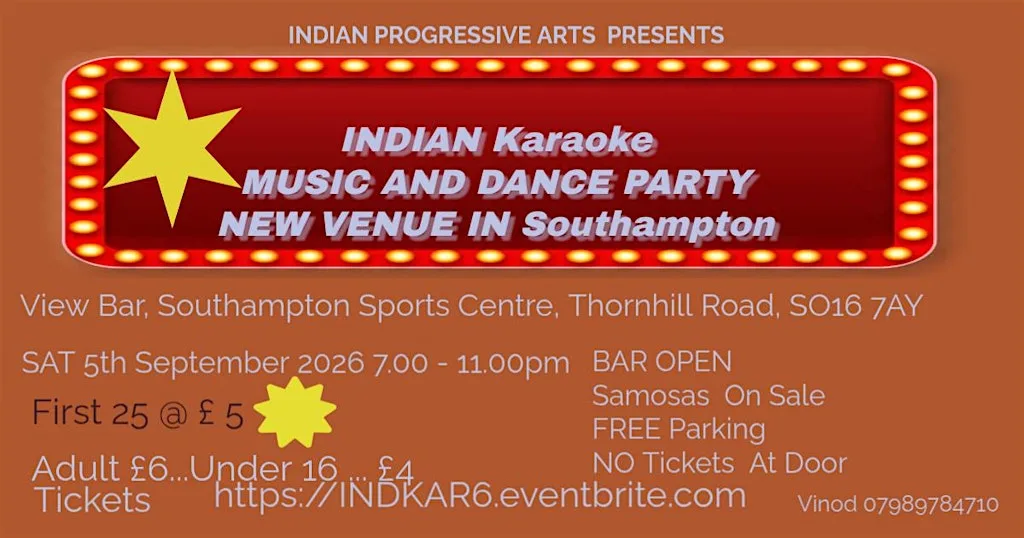 Live Indian Karaoke Music and Dance