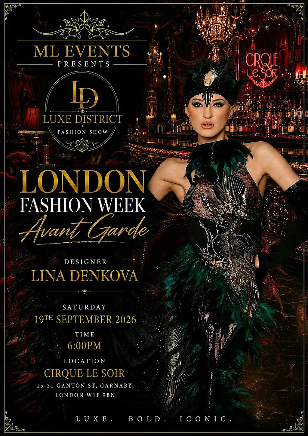 ML Events Presents: Luxe District | London Fashion Week 2026 ✨