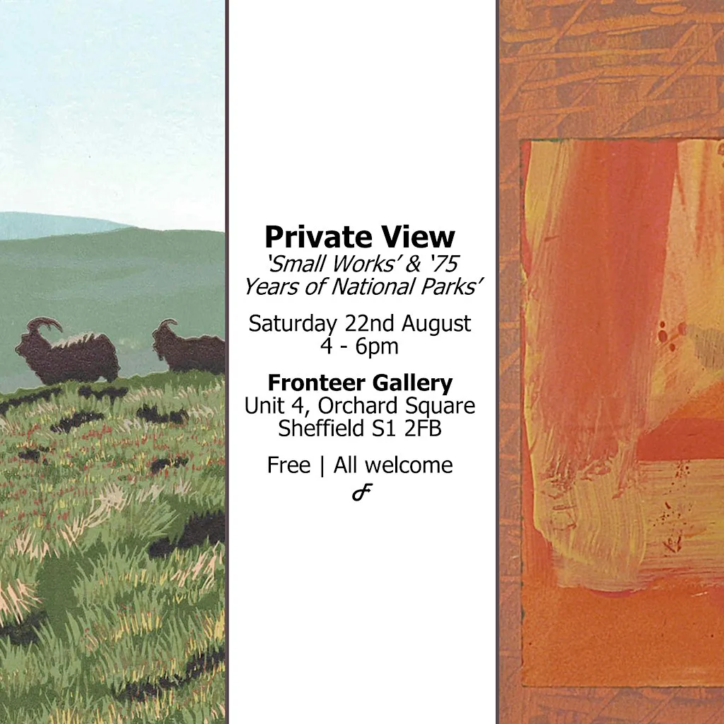 Private View - Small Works and 75 Years of National Parks at Fronteer Gallery