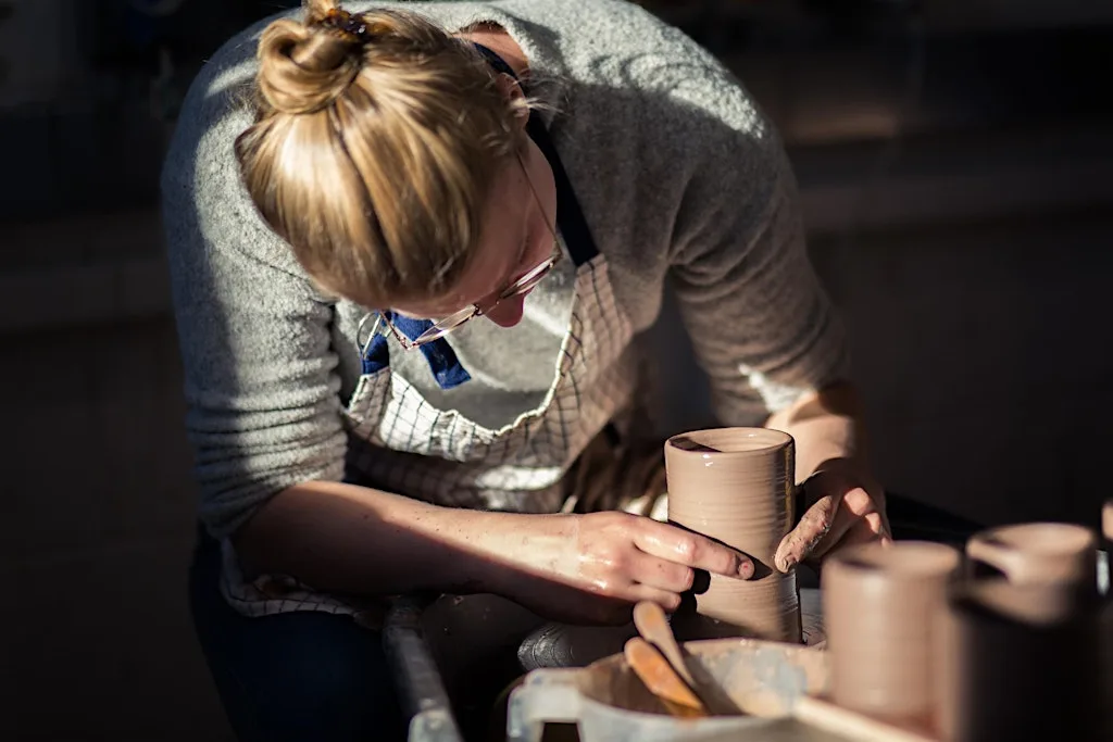 Introduction to Wheel Throwing (Sept - Oct) at Arts University Plymouth