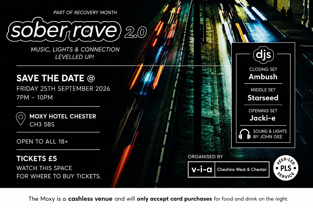 Sober Rave @ Moxy Chester