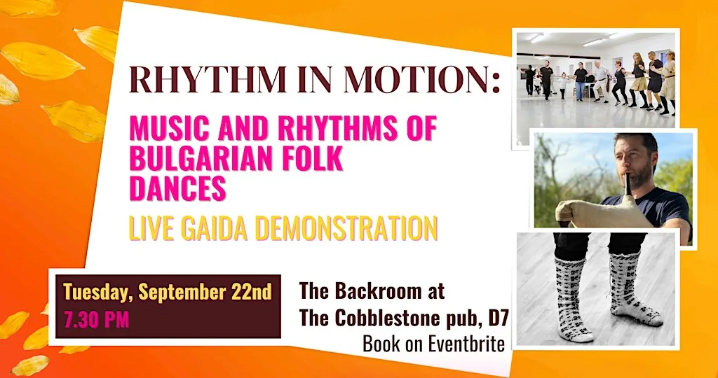 Music and rhythms of Bulgarian folk dances at The Cobblestone