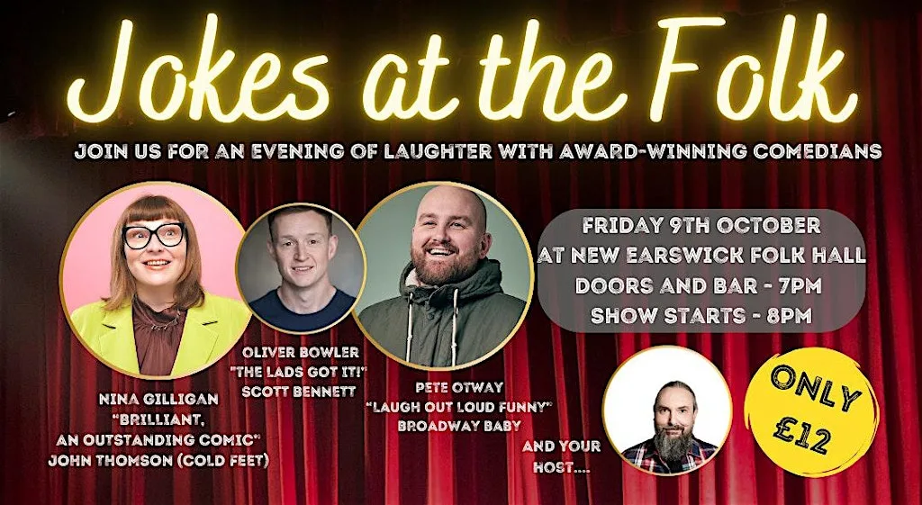 Jokes at the Folk at New Earswick Folk Hall
