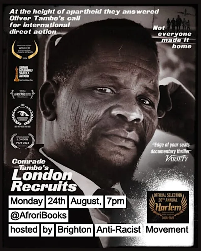 London Recruits Film Screening : Brighton Anti-Racist Movement at Afrori Books