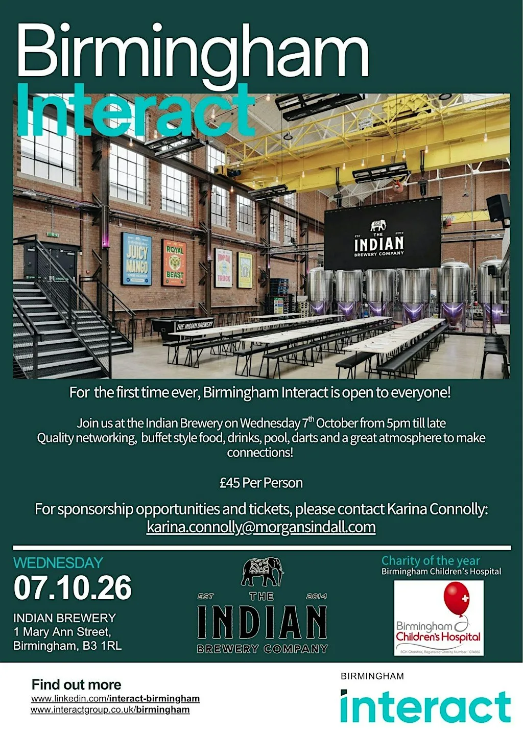 Birmingham Interact Autumn Networking Event