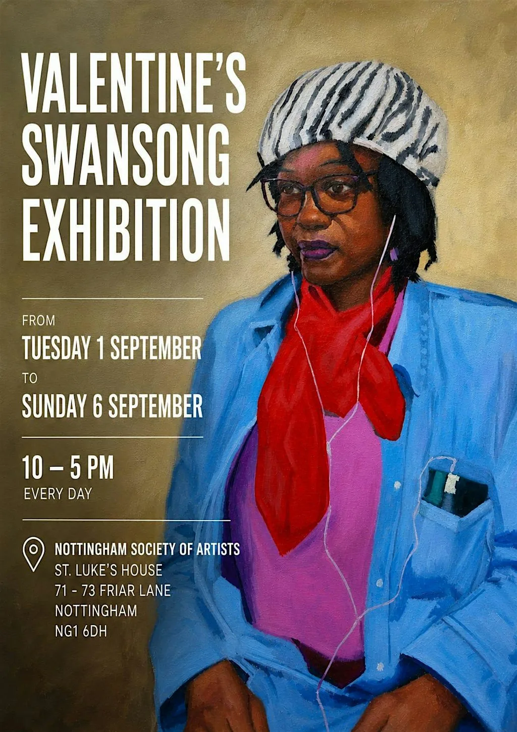 Valentines swansong exhibition at Nottingham Society Of Artists