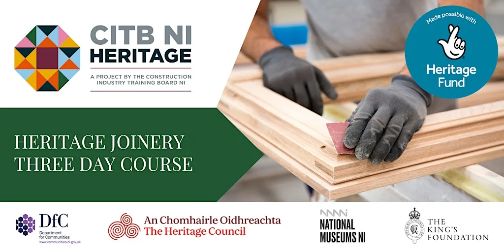 Heritage Joinery: 3 Day Course at Moira Works Depot