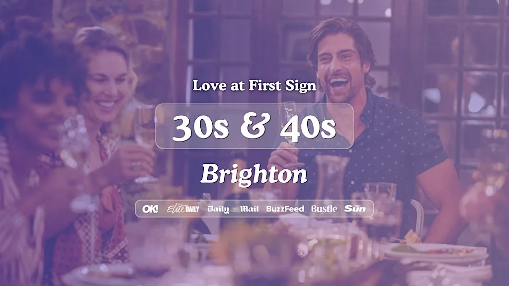 Brighton Singles Night, 30s & 40s | Be At One | Love at First Sign at Be At One - Brighton