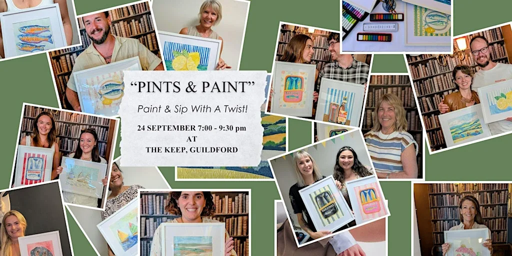 Pints & Paint - Paint & Sip With A Twist At The Keep, Guildford at 29 Castle St