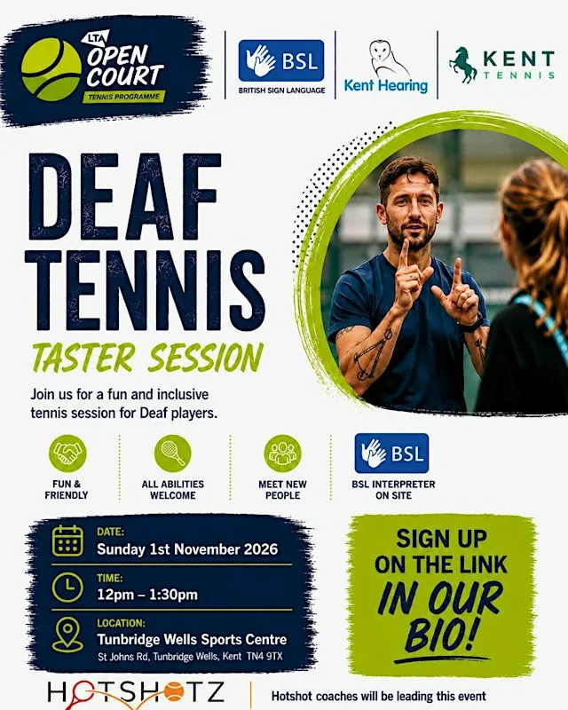 Deaf Tennis Taster Session