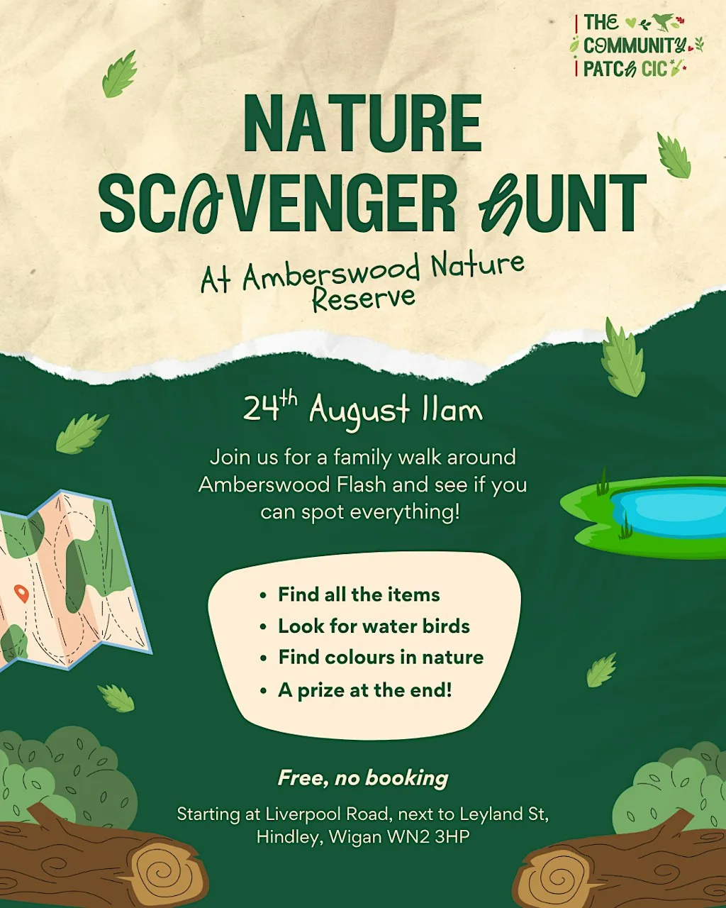 Nature Scavenger Hunt - Free Family Walk at Liverpool Road