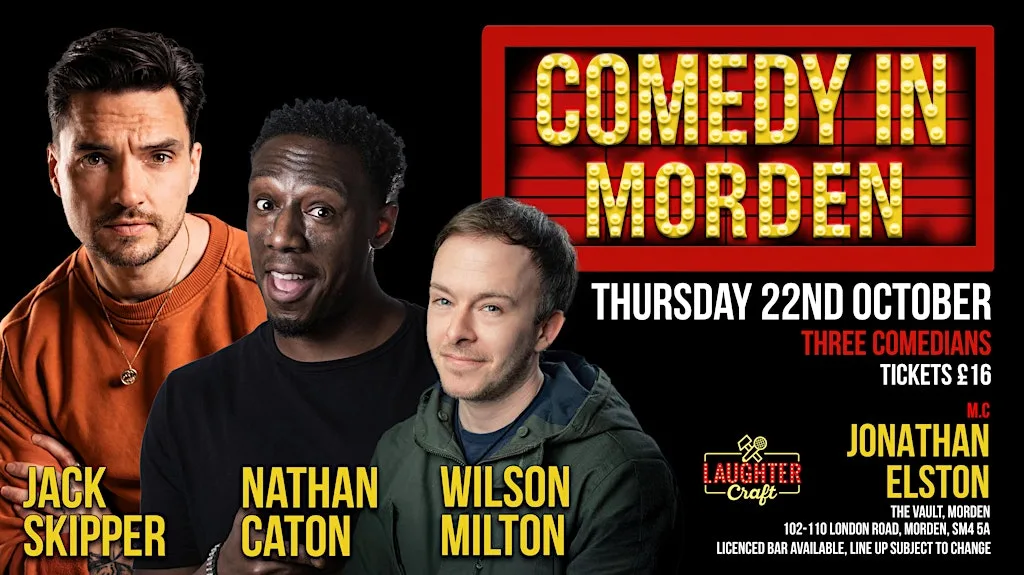 Comedy at the Vault Morden at The Vault Morden