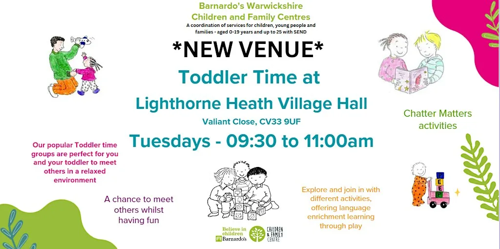Toddler Time at Lighthorne Heath Village Hall
