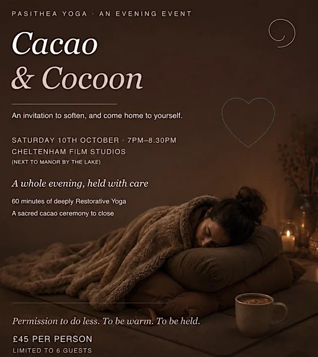 Cacao & Cocoon Evening at Cheltenham Film Studios