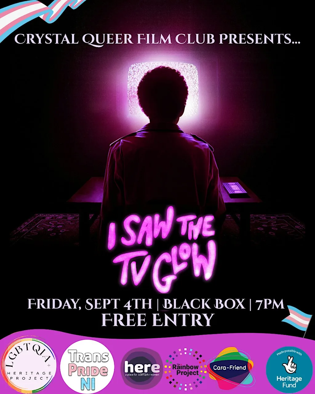 'I Saw the TV Glow' showing - Crystal Queer Film Club at The Black Box