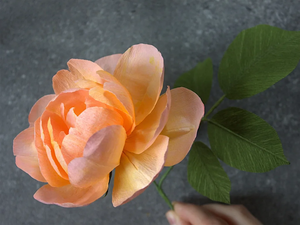 Paper Rose Workshop at Salts Mill