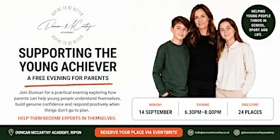 Supporting The Young Achiever: A Free Evening for Parents