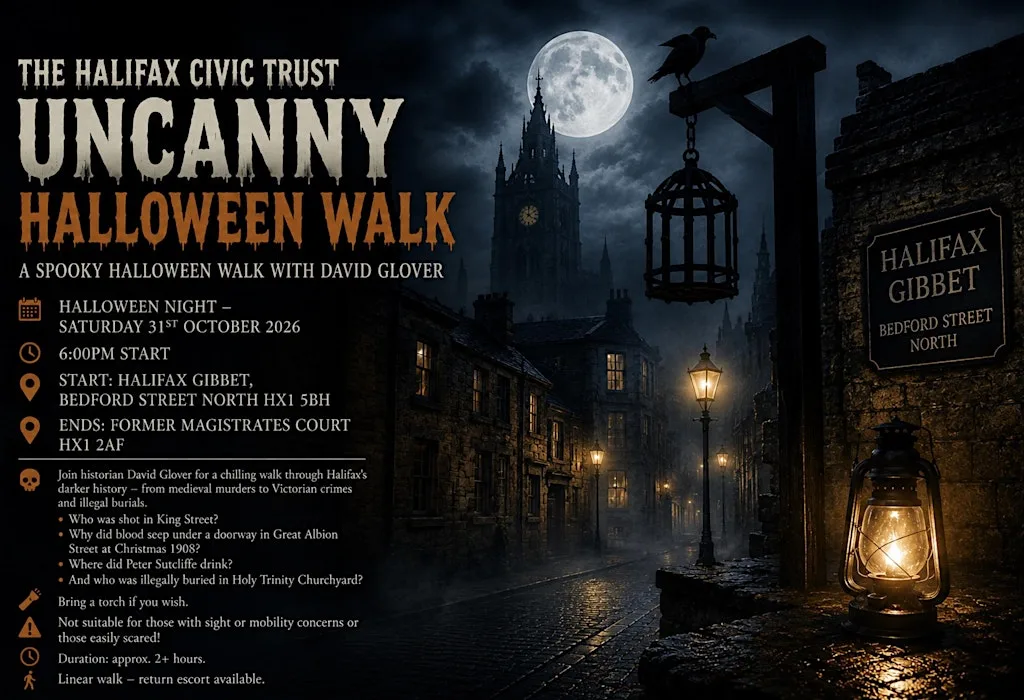 Halifax Civic Trust - Uncanny Halloween Walk - Halloween Night! at Halifax Gibbet