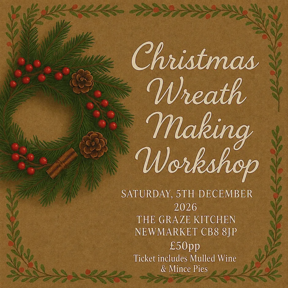 Christmas Wreath Making Workshop at The Graze Kitchen Ltd
