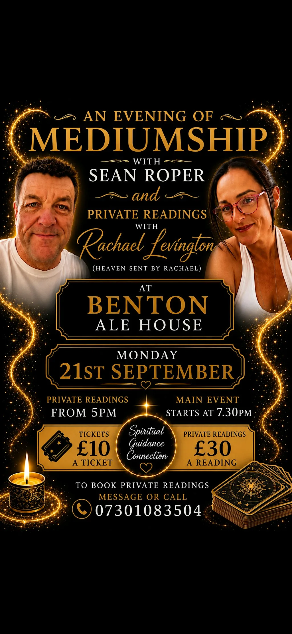 An evening of Mediumship with Sean Roper