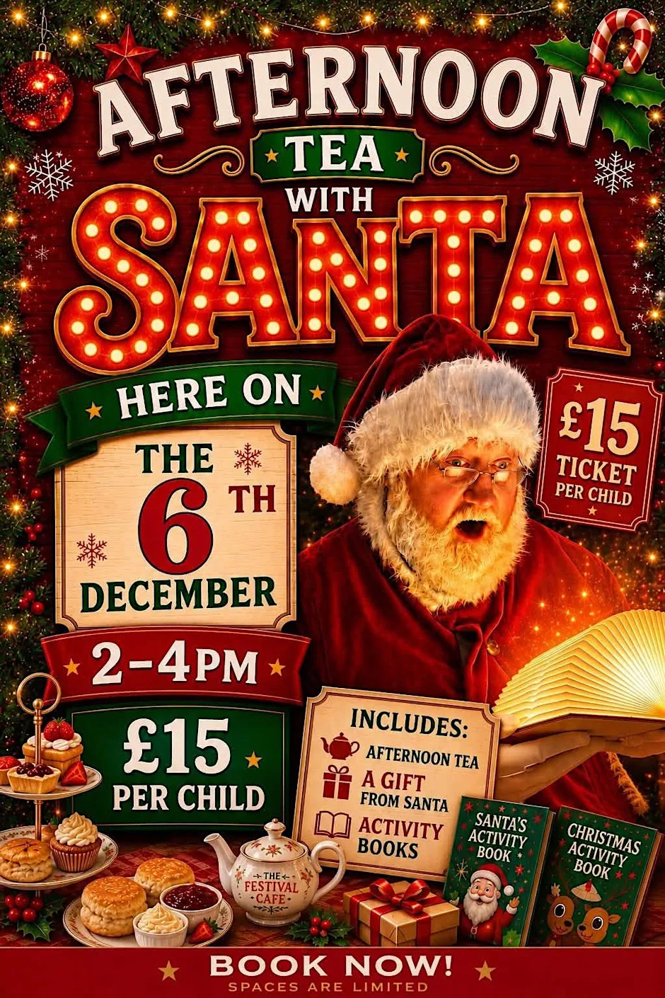 Afternoon Tea with Santa