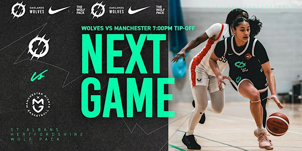 Oaklands Wolves Vs Manchester Basketball SLBW at Oaklands College St Albans