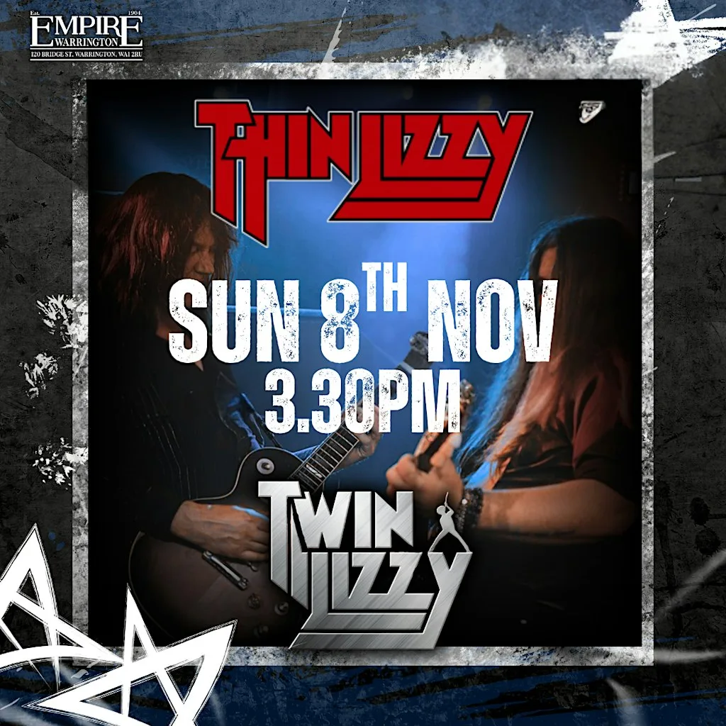 Thin Lizzy Tribute Twin Lizzy at Empire Warrington