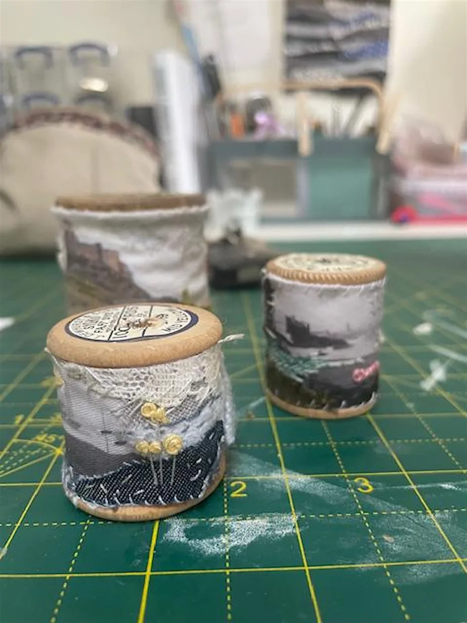 Bobbin Landscapes - community crafts at Holyoake Community Centre
