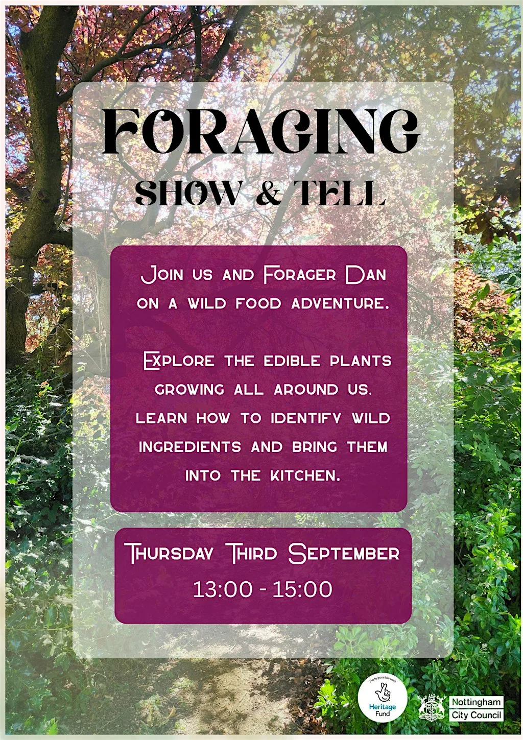 FORAGING SHOW & TELL