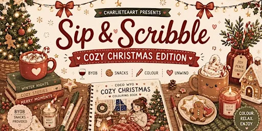 Sip & Scribble: Cozy Christmas Edition at Freddie's Coffee Shop