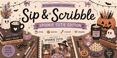 Sip & Scribble: Spookie Cutie Edition at Freddie's Coffee Shop