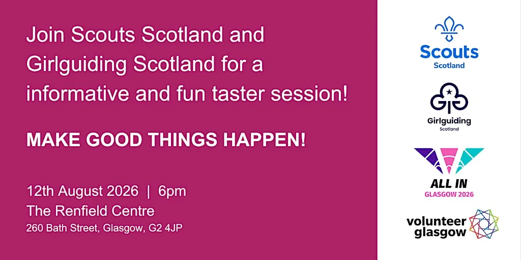 Girlguiding Scotland and Scouts Scotland Volunteering Taster Session at The Renfield Centre