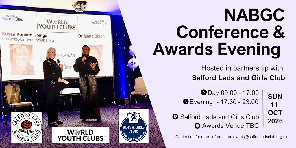 National Association of Boys and Girls Club Conference and Awards 2026 at Salford Lads Club