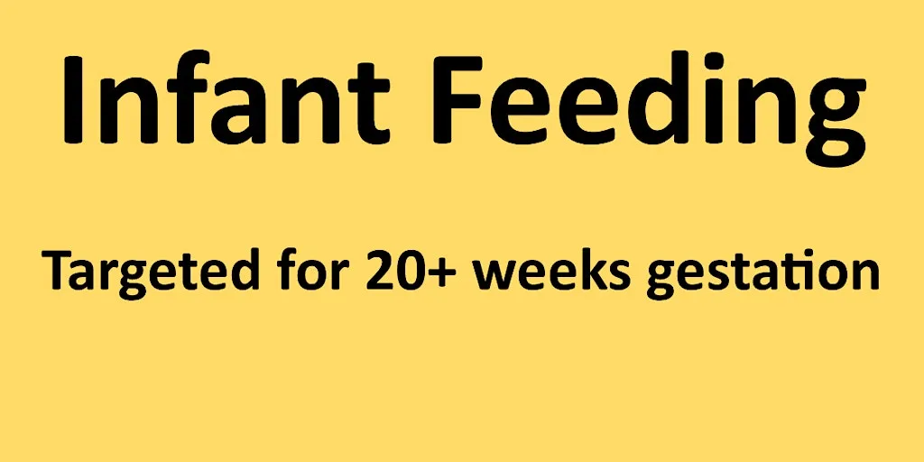 Infant Feeding at Family Hub at Mornington Road